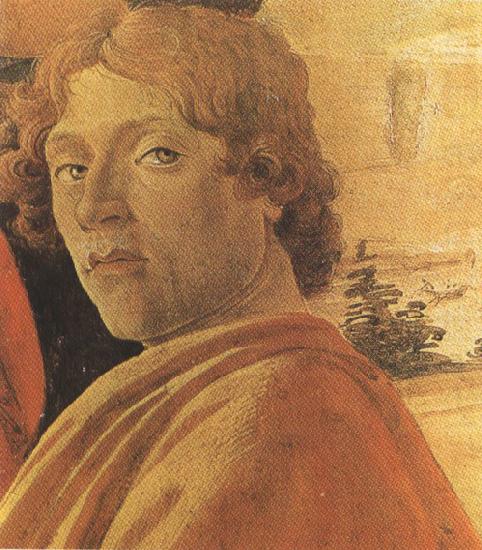 Sandro Botticelli Young man in a Yellow mantle (mk36) china oil painting image
